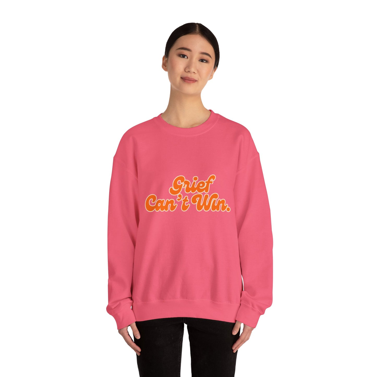 Grief Cant Win Unisex Heavy Blend™ Crewneck Sweatshirt